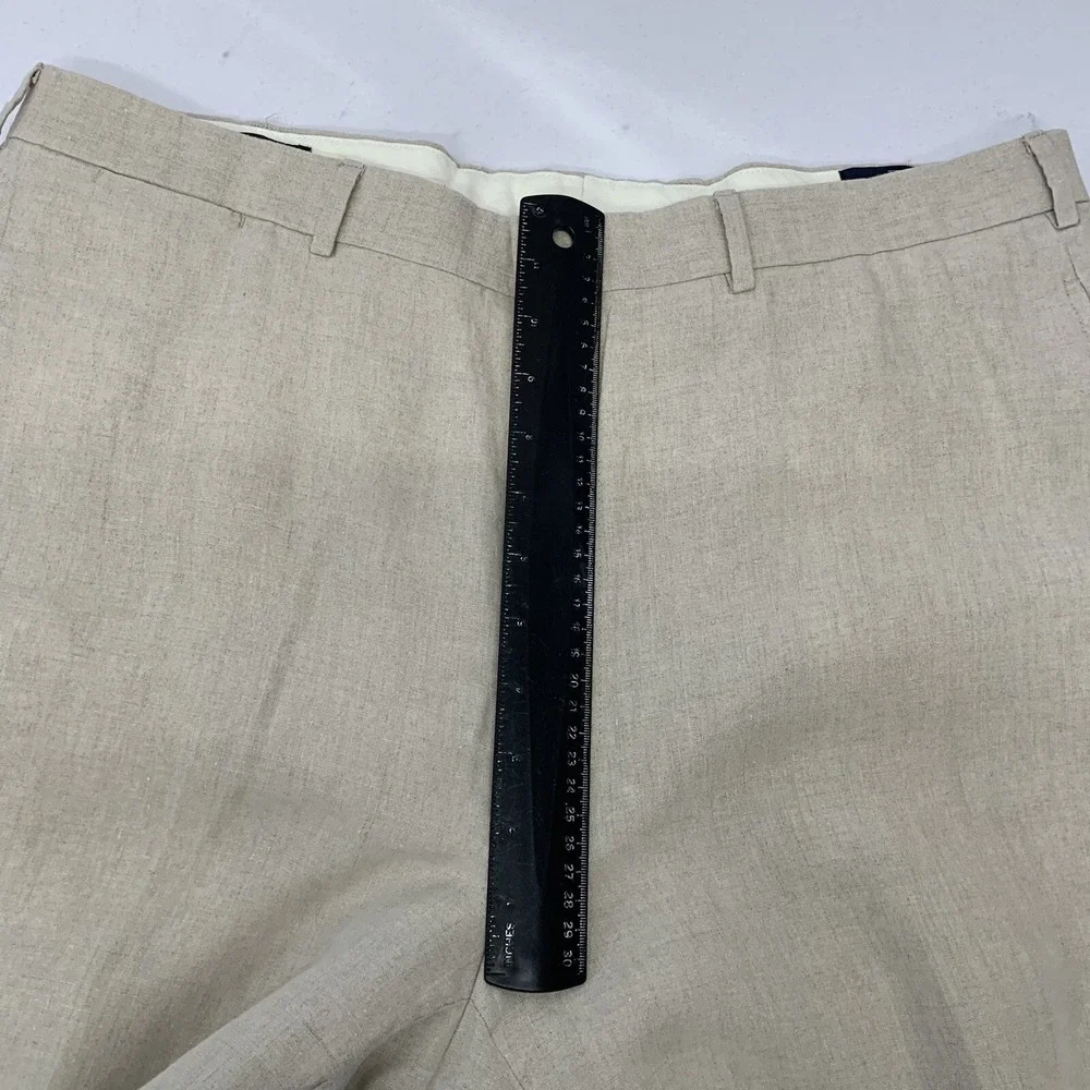 Vintage Hertling Mens Pants Trousers Size 40 Straight Leg Cuff‎ Flat Front USA